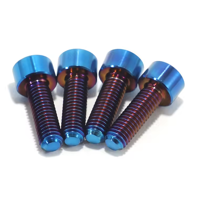 Grade 5 Titanium Bolt Kit for Tuttio Soleil 01 — Burnt Blue