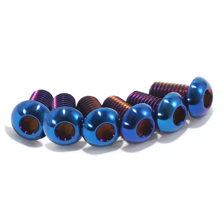 Grade 5 Titanium Bolt Kit for Tuttio Soleil 01 — Burnt Blue